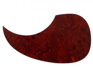 LEFT HAND ACOUSTIC GUITAR PICK GUARD BROWN TORTOISESHELL SELF ADHESIVE